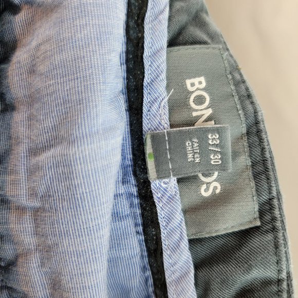 Bonobos Pants Mens 33x30 Grey Chino Khaki Slim Basic Normcore Classiccore Work - Picture 8 of 9